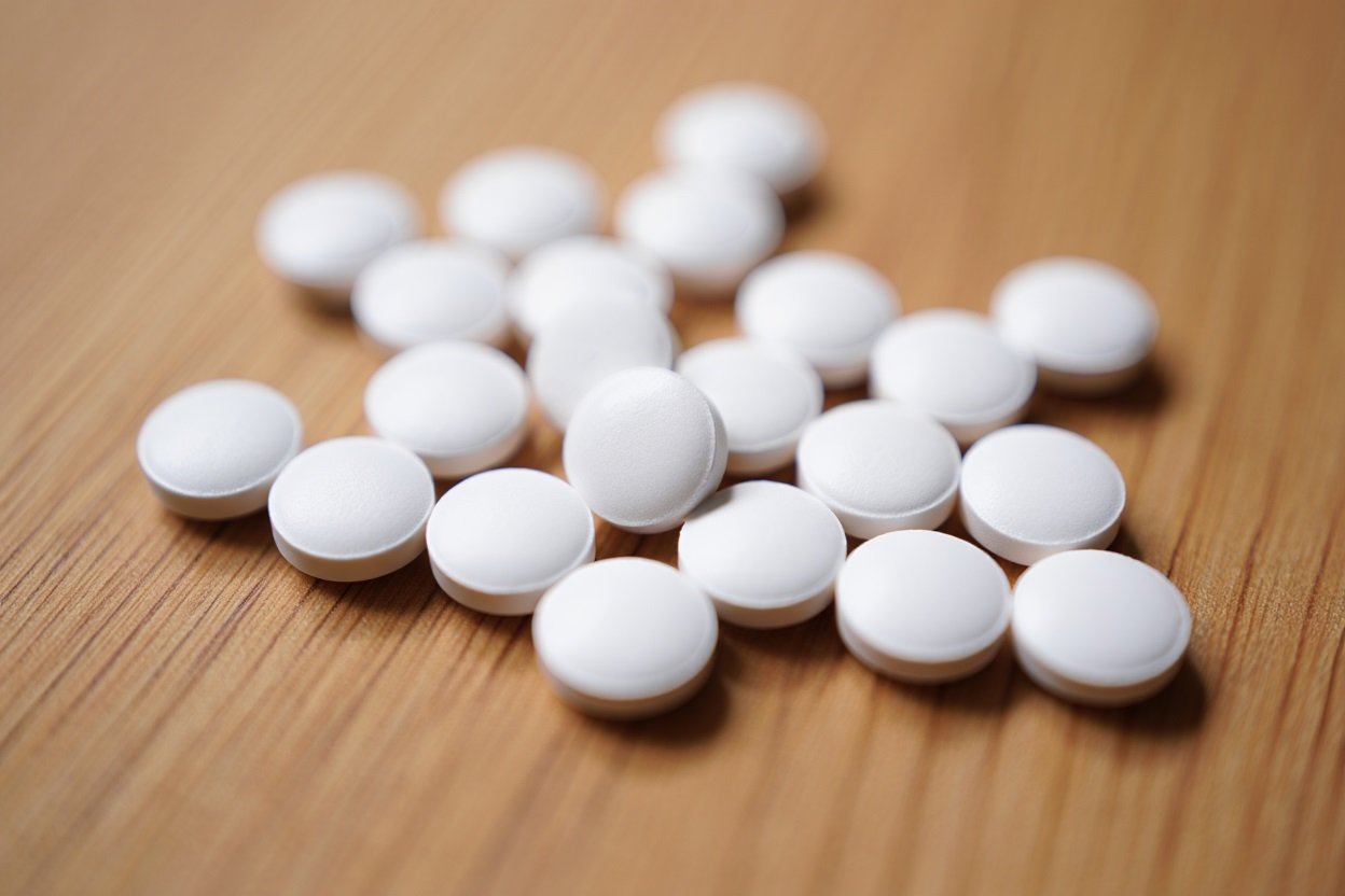 Что такое феназепам Белые таблетки на столе